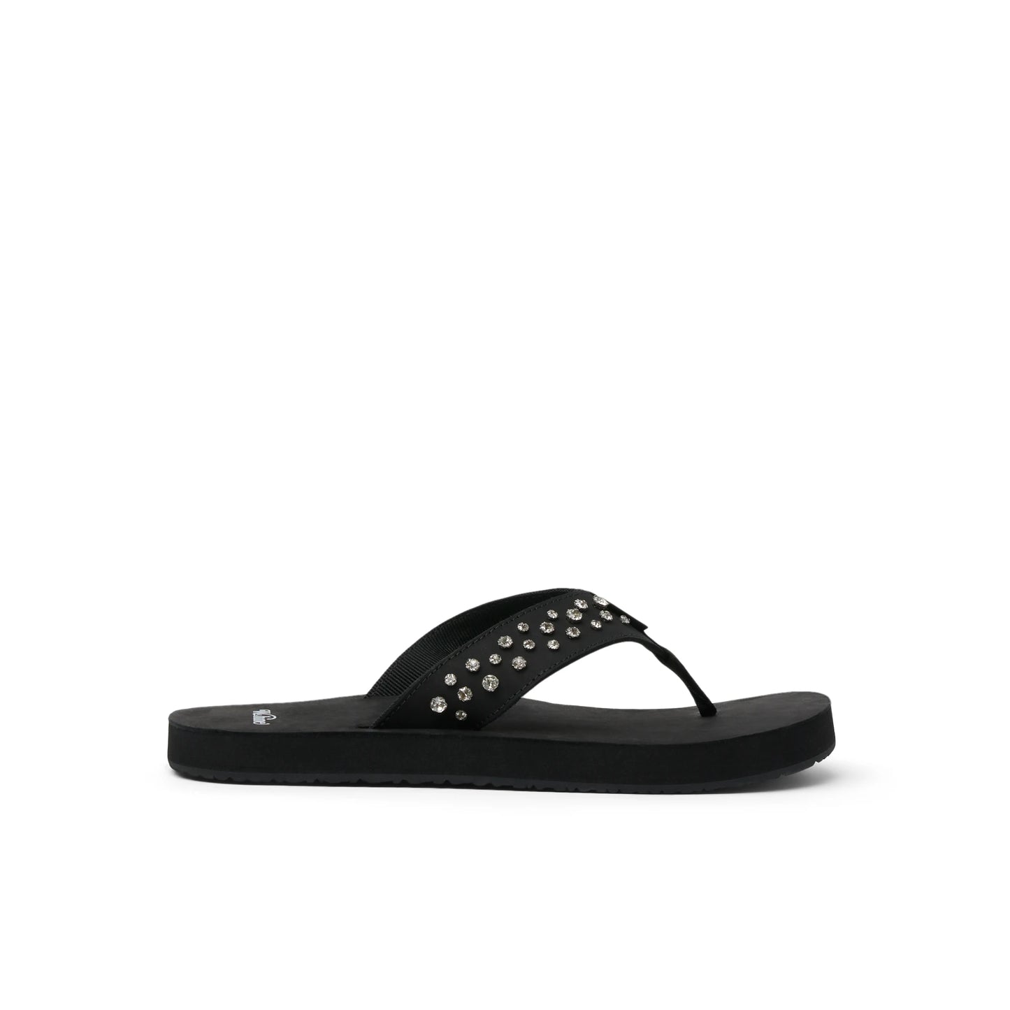REEF X WAHINE SMOOTHY BLACK/RHINESTONE