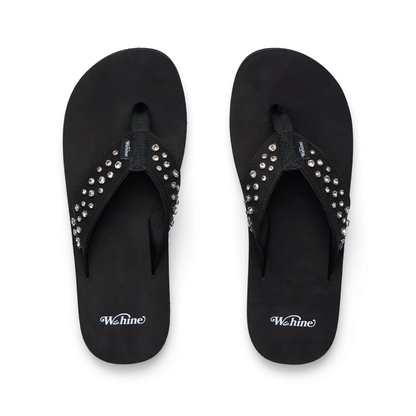 REEF X WAHINE SMOOTHY BLACK/RHINESTONE