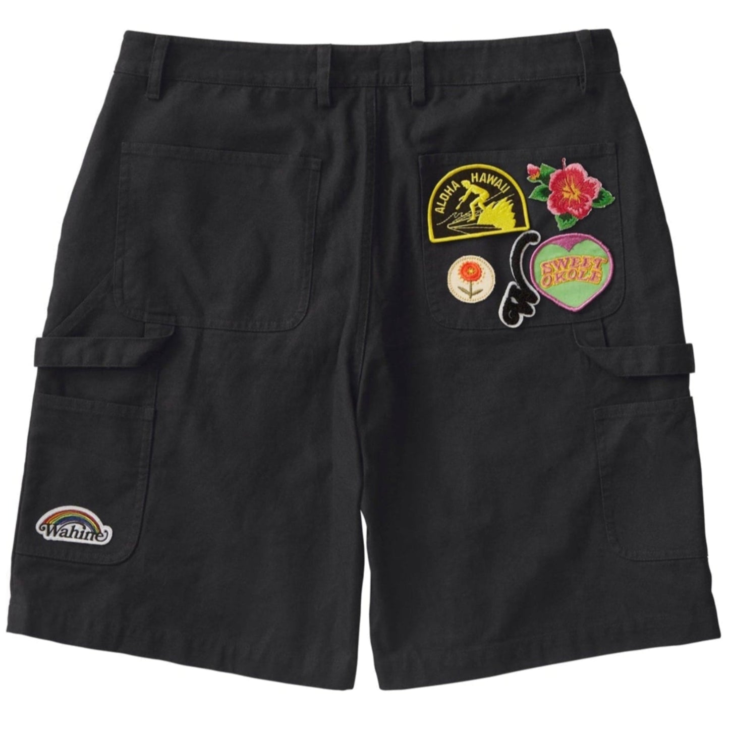 Patched Canvas Short