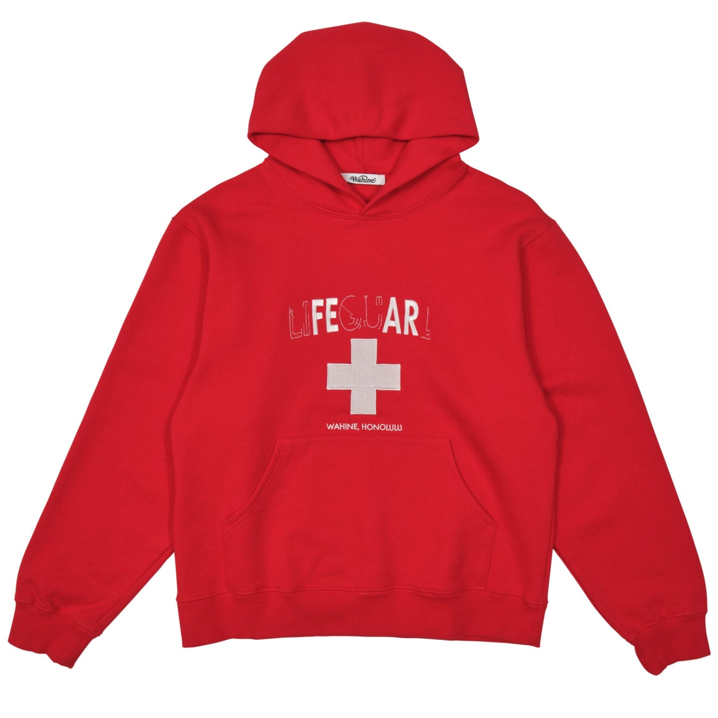 Lifeguard Hoodie – “FEAR” Edition Red and White