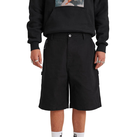 Patched Canvas Short