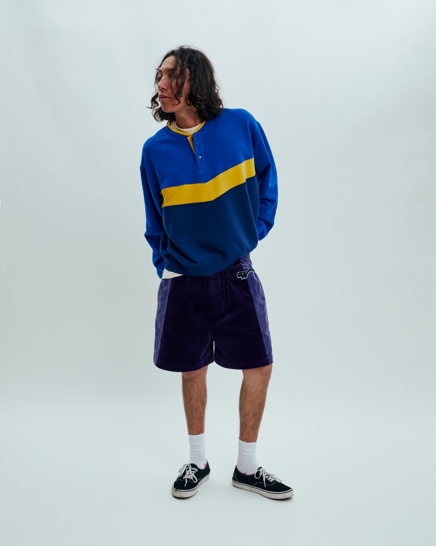 Purple Varsity Short