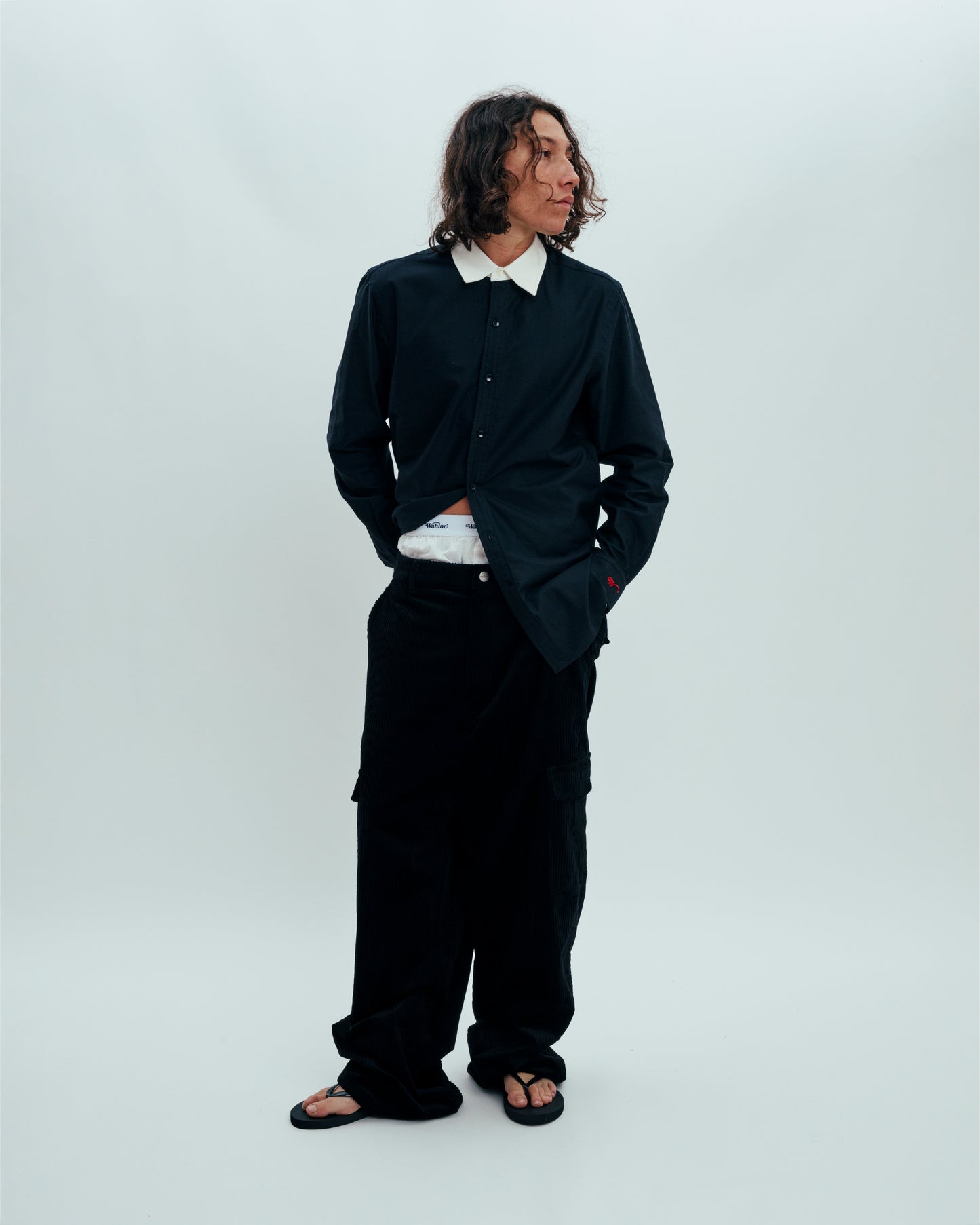 Button-Front Dress Shirt