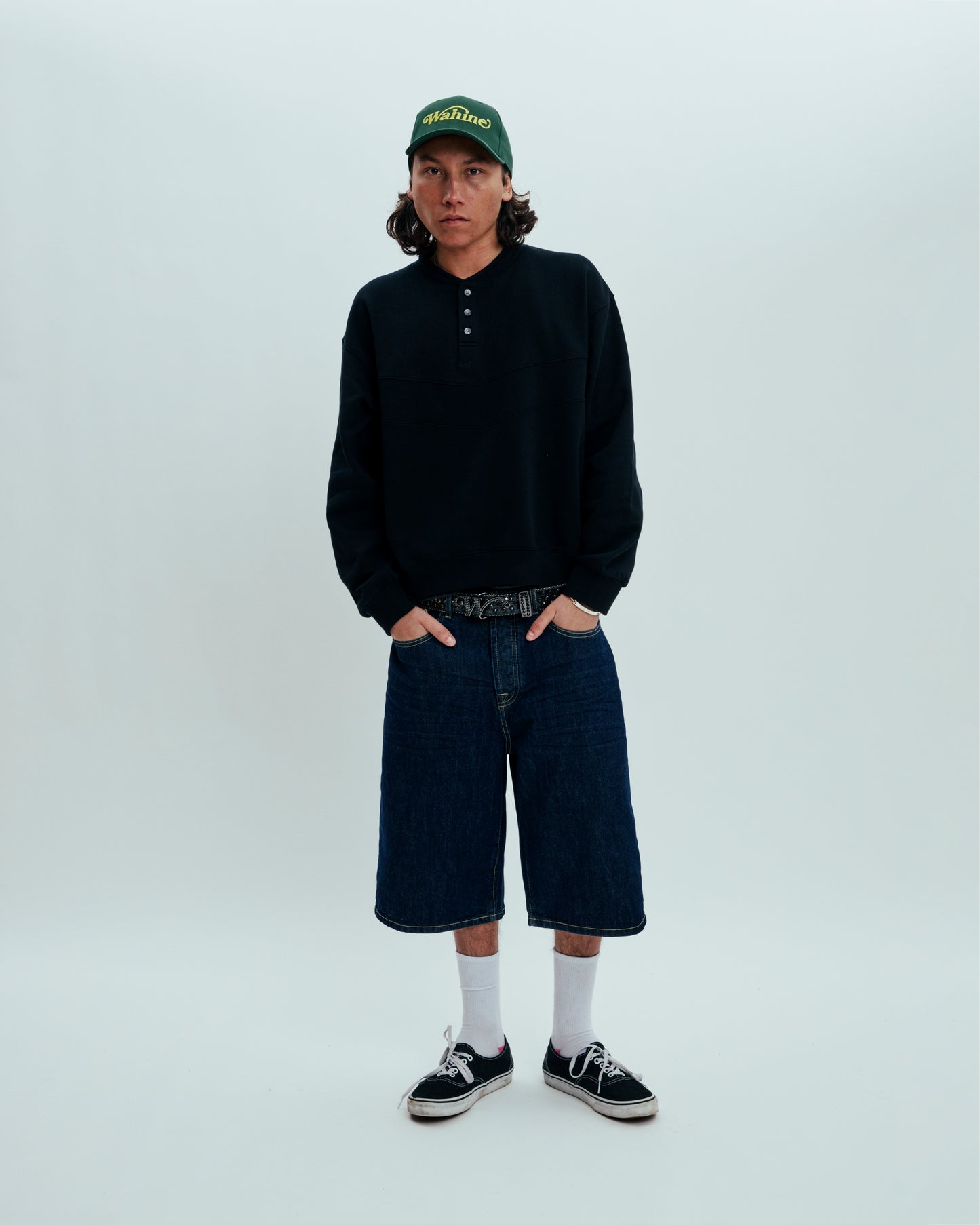 Henley Crewneck Mid-weight