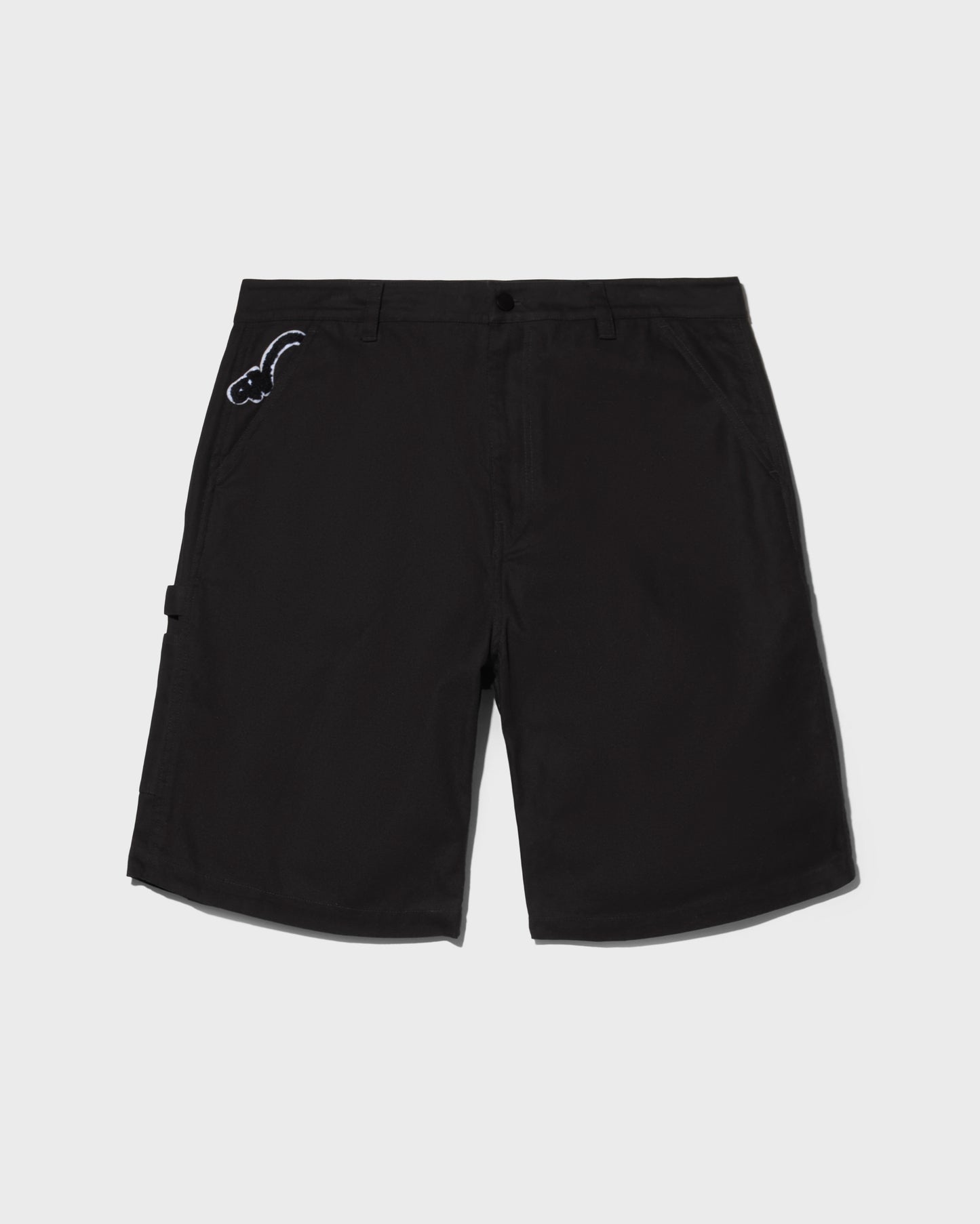 Patched Canvas Short